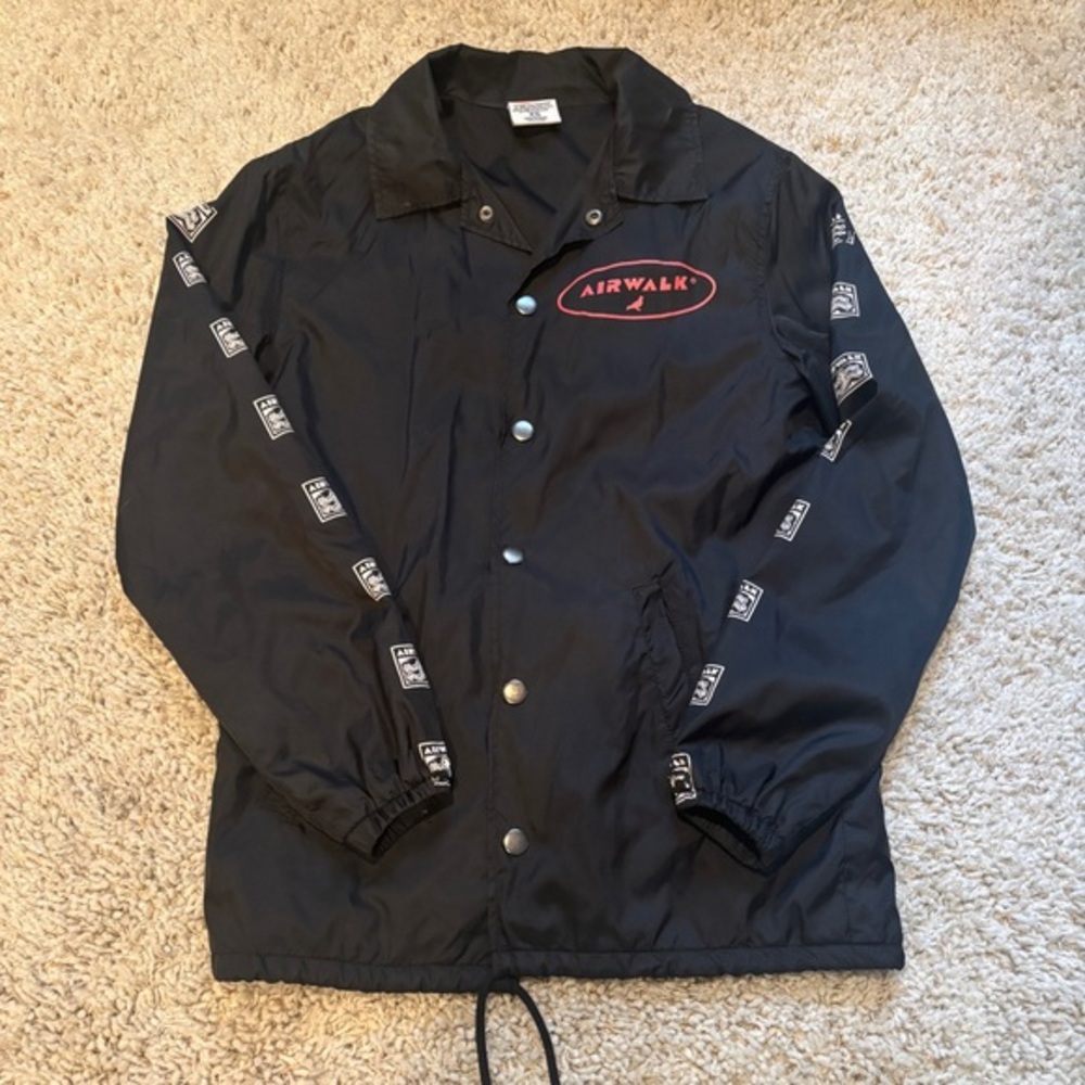 Airwalk Black Jacket with Red Logo